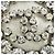 Spilla rotonda Chanel con strass - vista 5