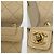 Mini borsa a mano con manico superiore matelassé per bambino Chanel Beige - vista 6