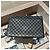 Chanel Gesteppte Leder-Clutch Schwarz - Ansicht 2