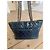 Chanel Timeless Shopping Bag Agnello Blu - vista 12