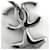Orecchini Chanel Rhinestone Stud Argento  - vista 7