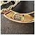 Spilla Chanel CC Logo Cristalli e Pelle Nero Gold hardware - vista 4