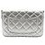 Borsa a tracolla mini matelassé Chanel Argento - vista 2
