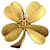 Spilla Chanel Vintage Clover D'oro  - vista 1