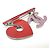 Spilla Chanel Heart Swing Rosa Rosso - vista 3