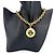 Collana Chanel Vintage Gold D'oro - vista 3