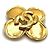 Spilla Vintage in Oro Chanel D'oro - vista 3