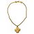 Collana lunga Chanel Vintage Triple Coco D'oro - vista 3