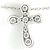 Collana piccola croce Elsa Peretti di Tiffany & Co. in platino 950 - vista 4