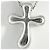 Collana piccola croce Elsa Peretti di Tiffany & Co. in platino 950 - vista 7