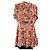 Whistles Vestido de seda Sophia Prairie Castaño Rosa Dorado