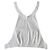 Alaïa Top Plastrón Blanco Espalda Descubierta