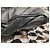 Longchamp Collezione Kate Moss Borsa pelle nera e pelliccia - vista 9