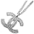 Collana Chanel Argento con Logo Coco  - vista 1