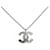 Collana Chanel Argento con Logo Coco  - vista 2