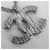 Collana Chanel Argento con Logo Coco  - vista 6
