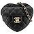 Bolsa de ombro Chanel Matelassé em pele de cordeiro preta Preto