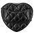 Bolsa de ombro Chanel Matelassé em pele de cordeiro preta Preto - vista 2