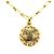 Timeless Collana Chanel Vintage con strass D'oro - vista 2