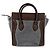 Céline Borsa a tracolla Celine Women's Luggage Nano Shopper Boa da donna Marrone - vista 2