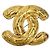 Spilla Chanel Vintage Matelassé Oro D'oro