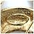 Spilla Chanel Vintage Matelassé Oro D'oro - vista 4