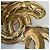 Spilla Chanel Vintage Matelassé Oro D'oro - vista 5
