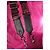 Moschino Milano Monogram Leather and Canvas Shoulder Strap Black Prune - view 4