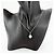 Collana con perle finte e strass Chanel Argento Bianco - vista 3