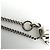 Collana con perle finte e strass Chanel Argento Bianco - vista 7
