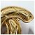 Spilla Chanel Vintage Matelassé Gold D'oro - vista 5