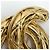 Spilla Chanel Vintage Matelassé Gold D'oro - vista 6