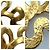 Collana Vintage Flower Coco Mark da donna Chanel D'oro - vista 6