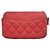 Portafoglio con catena Matelassé Chanel da donna Rosso - vista 2