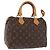 LOUIS VUITTON Borsa Monogram Speedy 25 M41528 LV Auth 189204A Monogramma
