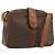Céline Borsa a Spalla CELINE Macadam Canvas PVC Pelle Marrone Oro Auth 187894 D'oro