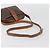 Céline Borsa a Spalla CELINE Macadam Canvas PVC Pelle Marrone Oro Auth 187894 D'oro - vista 7