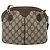 Borsa a Spalla GUCCI GG Supreme Web Sherry Line PVC Beige 904 02 047 Auth BA13710 - vista 2