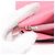 Hermès HERMES Dogon GM Long Wallet Leather Pink Silver Auth bs35743 Argento Rosa - vista 10