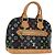 LOUIS VUITTON Borsa Monogram Multicolor Alma Black M92646 LV Auth BA13683SAV Nero