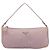 PRADA Accessory Pouch Nylon Pink Silver Auth 189497 Silvery - view 13