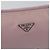 PRADA Accessory Pouch Nylon Pink Silver Auth 189497 Silvery - view 18