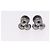 LOUIS VUITTON Taiga Gemelli Ardoise Silver M30566 Auth bs35759 Argento Grigio - vista 19
