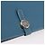 Hermès Portafoglio HERMES Dogon GM in pelle Togo Blu Argento Auth 190177M - vista 17