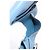 Hermès Portafoglio HERMES Dogon GM in pelle Togo Blu Argento Auth 190177M - vista 24