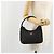 Pochette PRADA in nylon nero con dettagli argento Auth 186598 - vista 21