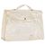 Hermès Borsa Kelly HERMES in vinile Vinyl Clear Gold Auth bs35913 D'oro