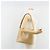 Borsa a tracolla Salvatore Ferragamo Gancini in pelle beige oro Auth ka4982 D'oro - vista 25