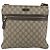 Borsa a tracolla GUCCI GG Supreme PVC Beige Oro 295257 Auth 187850 D'oro - vista 13