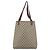 Borsa Tote GUCCI GG Supreme Web Sherry Line PVC Beige Red 002 58 6487 Auth 190108 - vista 2